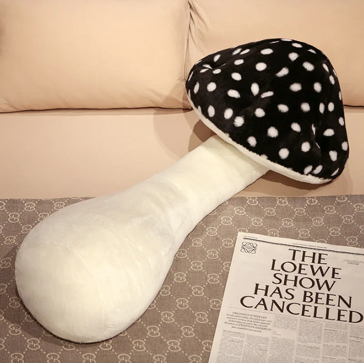 Luxe Mushroom Plush Pillow