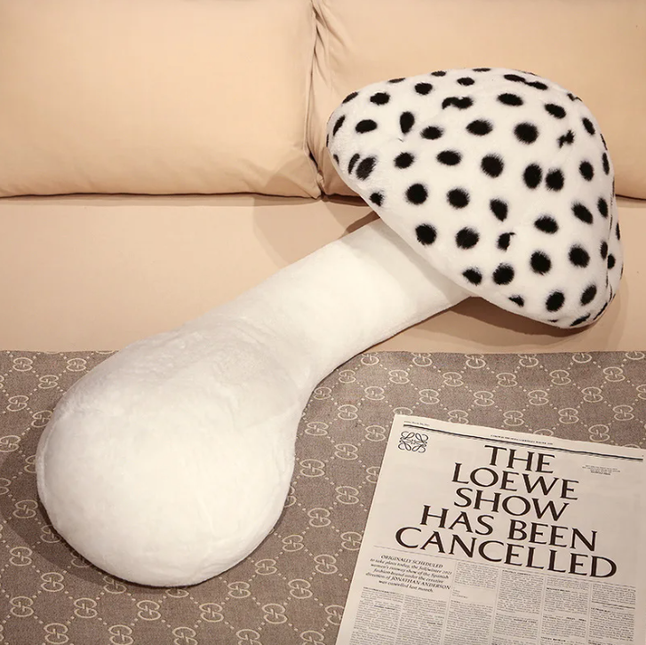 Luxe Mushroom Plush Pillow